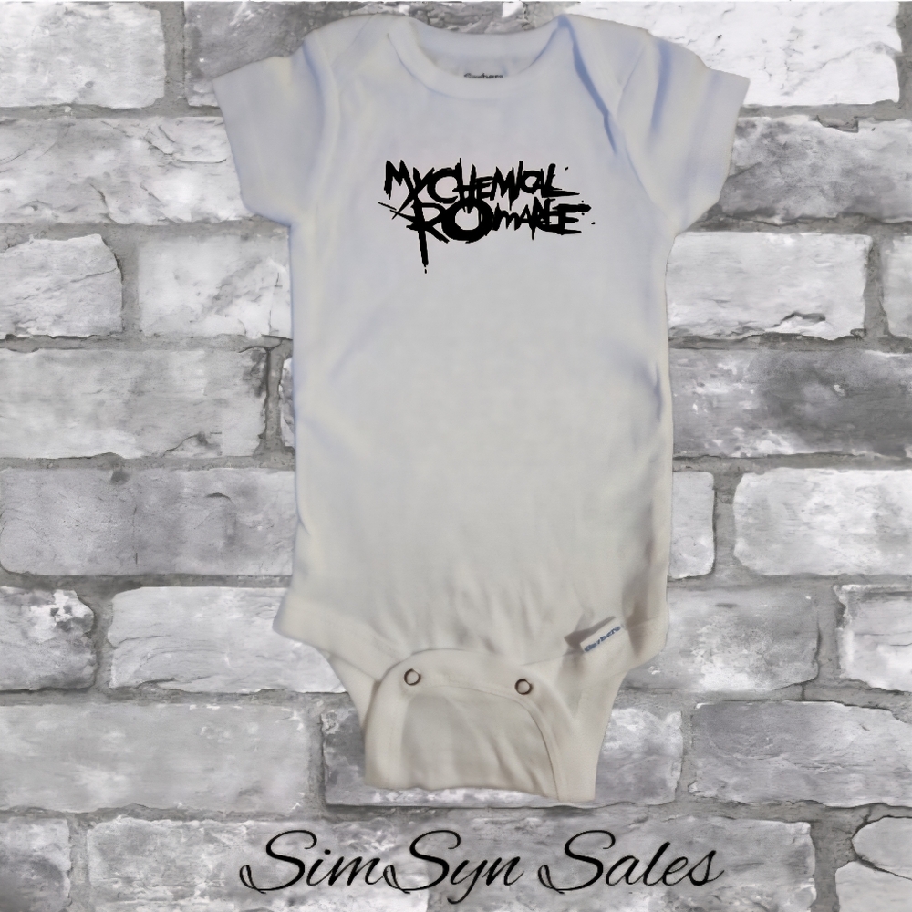 My Chemical Romance Unisex Baby Band Onesie Onepiece Bodysuit 0-3 Months New